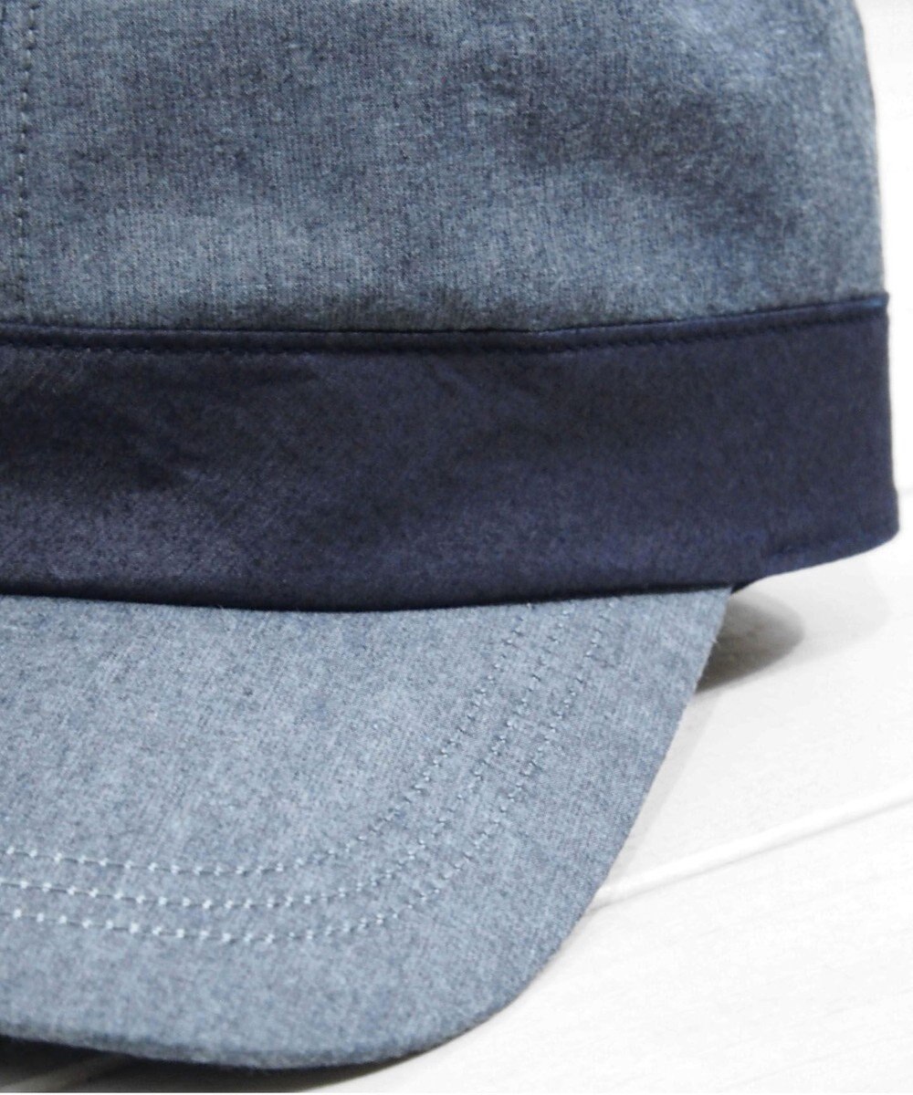 石田製帽 【UNISEX】備後デニム キャップ 