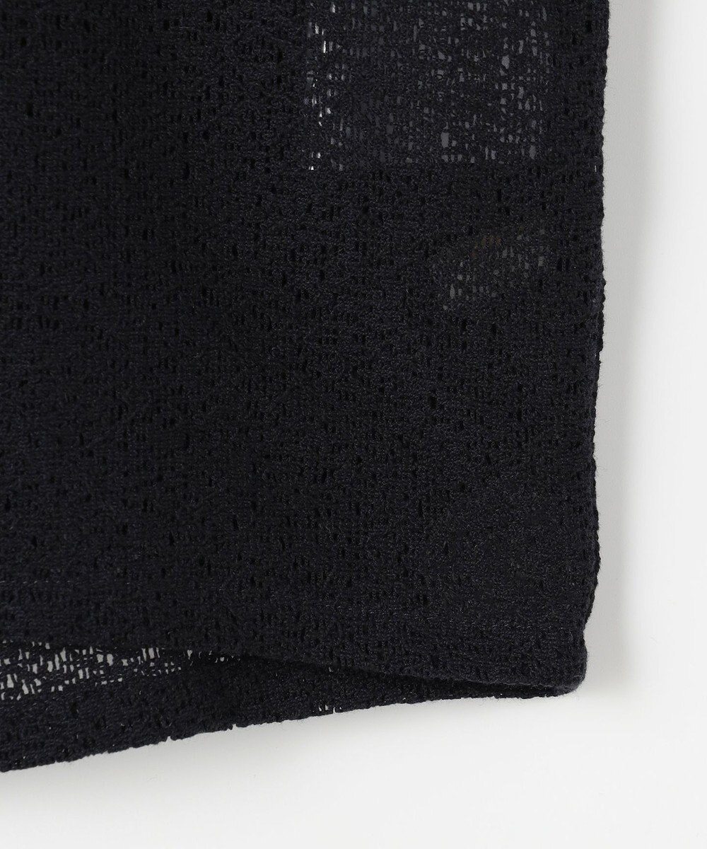 自由区 テクスチャージャージーレーシー カーディガン 