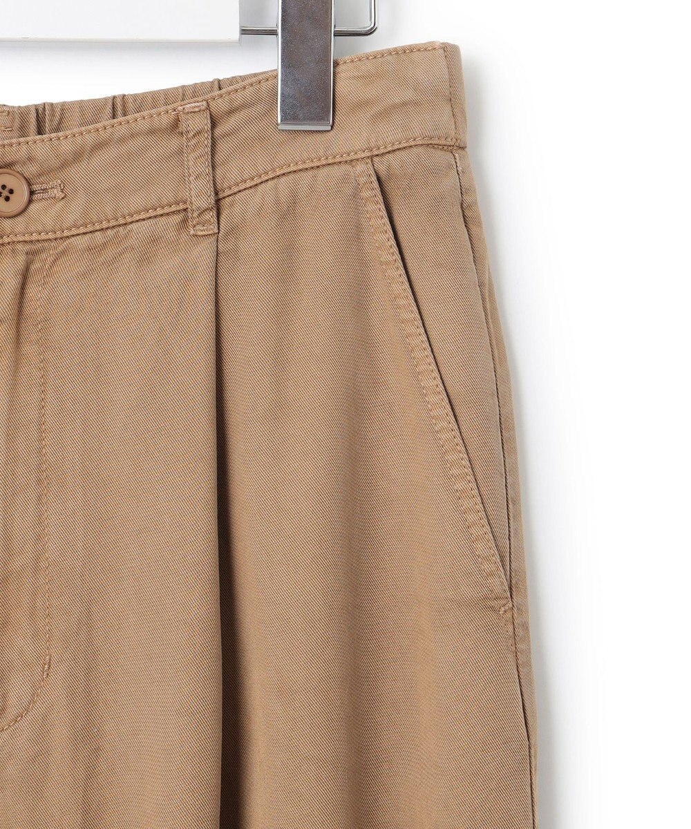 23区 L 【SLOW/一部店舗限定】ガーメントツイル ワイドタック パンツ 