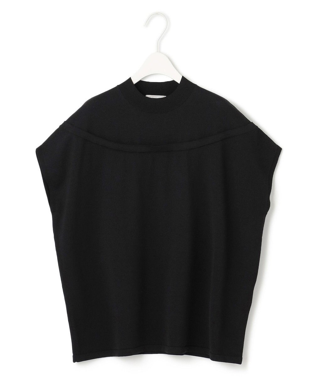 ICB 【接触冷感・UVケア・洗える】 VIS/NYハイゲージ モックネックプルオーバー 