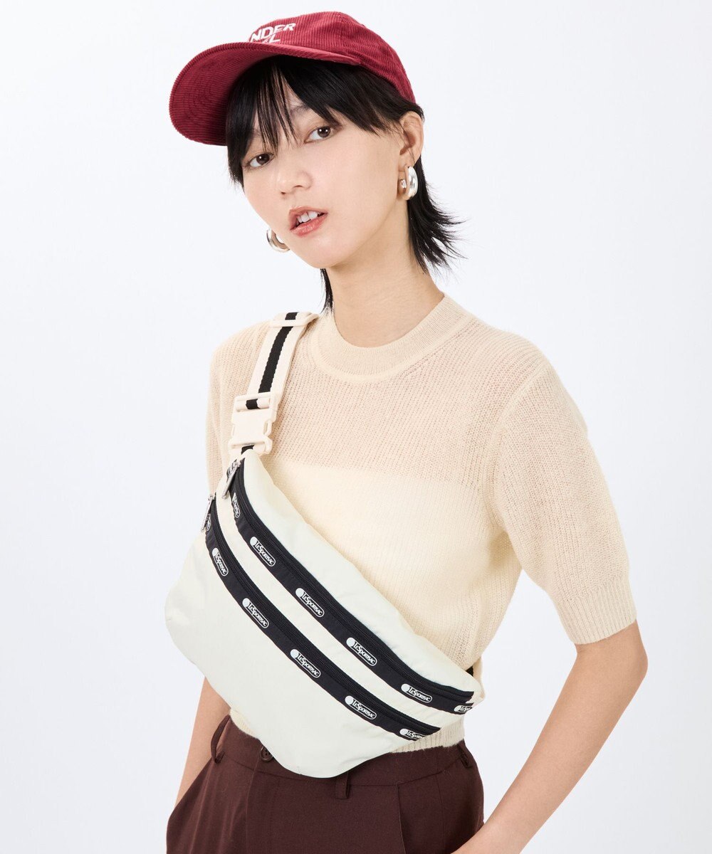LeSportsac HERITAGE BELT BAG/スペクテイターサンドバー/ブラック 
