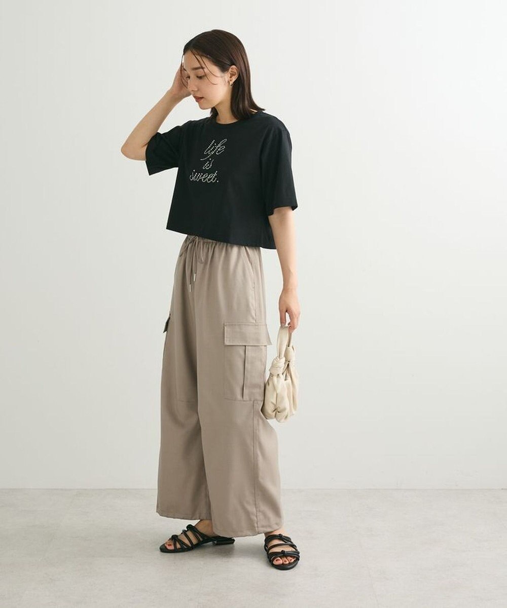 Green Parks ・ｓｗｉｎｇ　ｂｙ　ラインストーンロゴショートＴＥＥ 