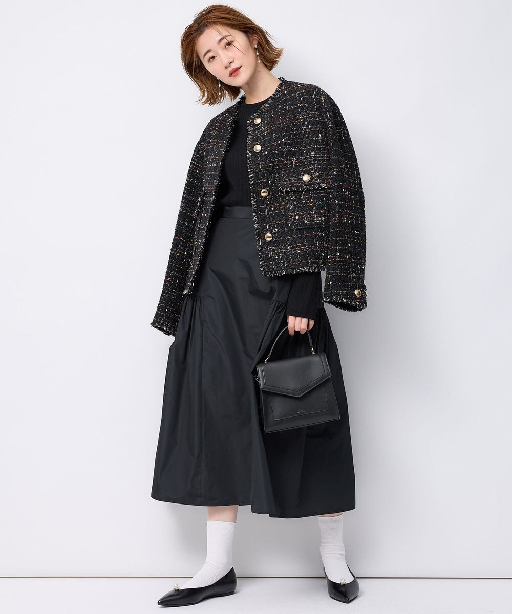 23区 S 【洗える】ライトメモリータフタ スカート 