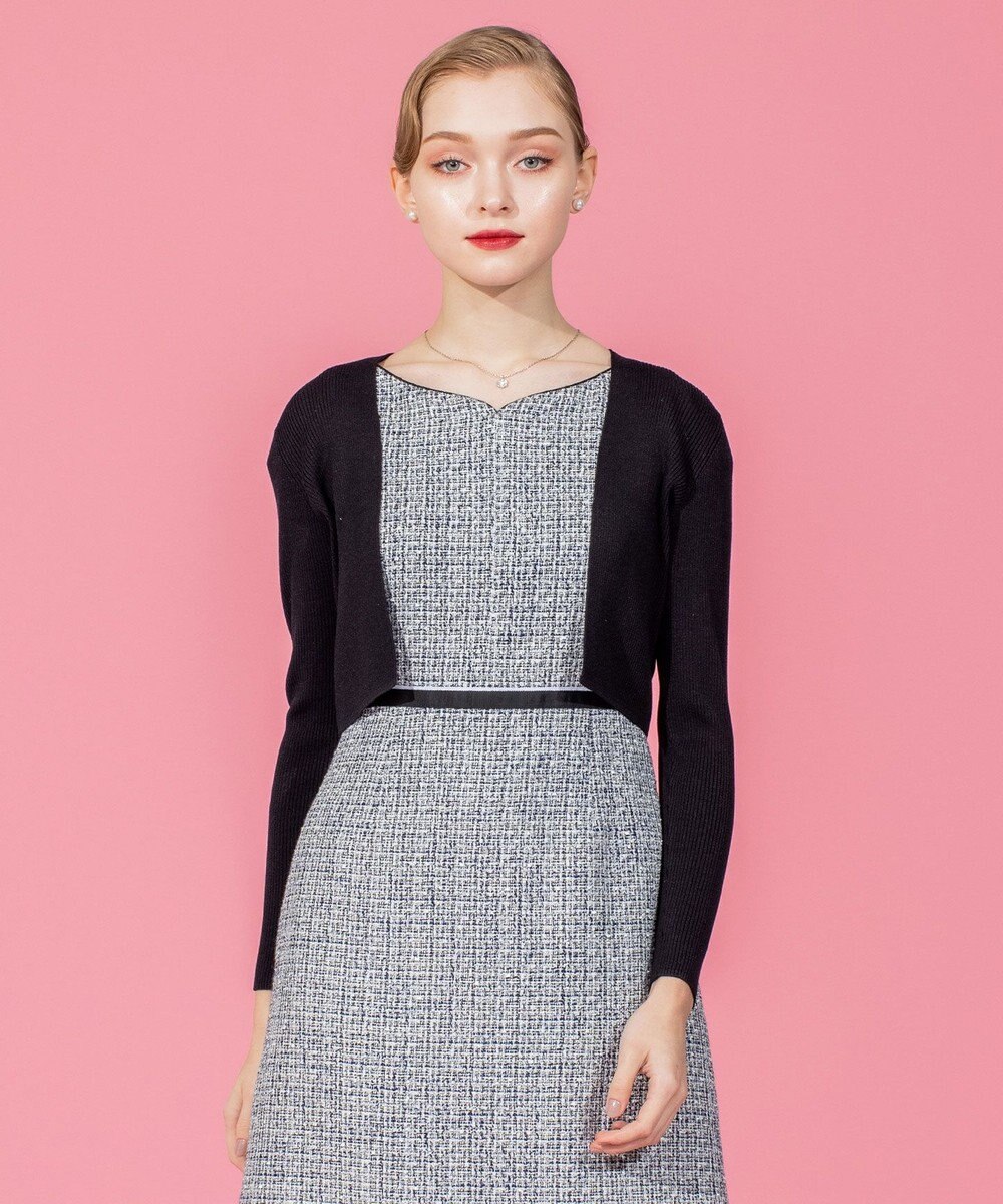 TOCCA 【洗える！】SILK RIB BOLERO ボレロ 