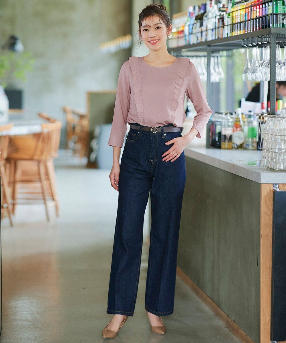 Tiaclasse 【洗える】フリルブラウス 