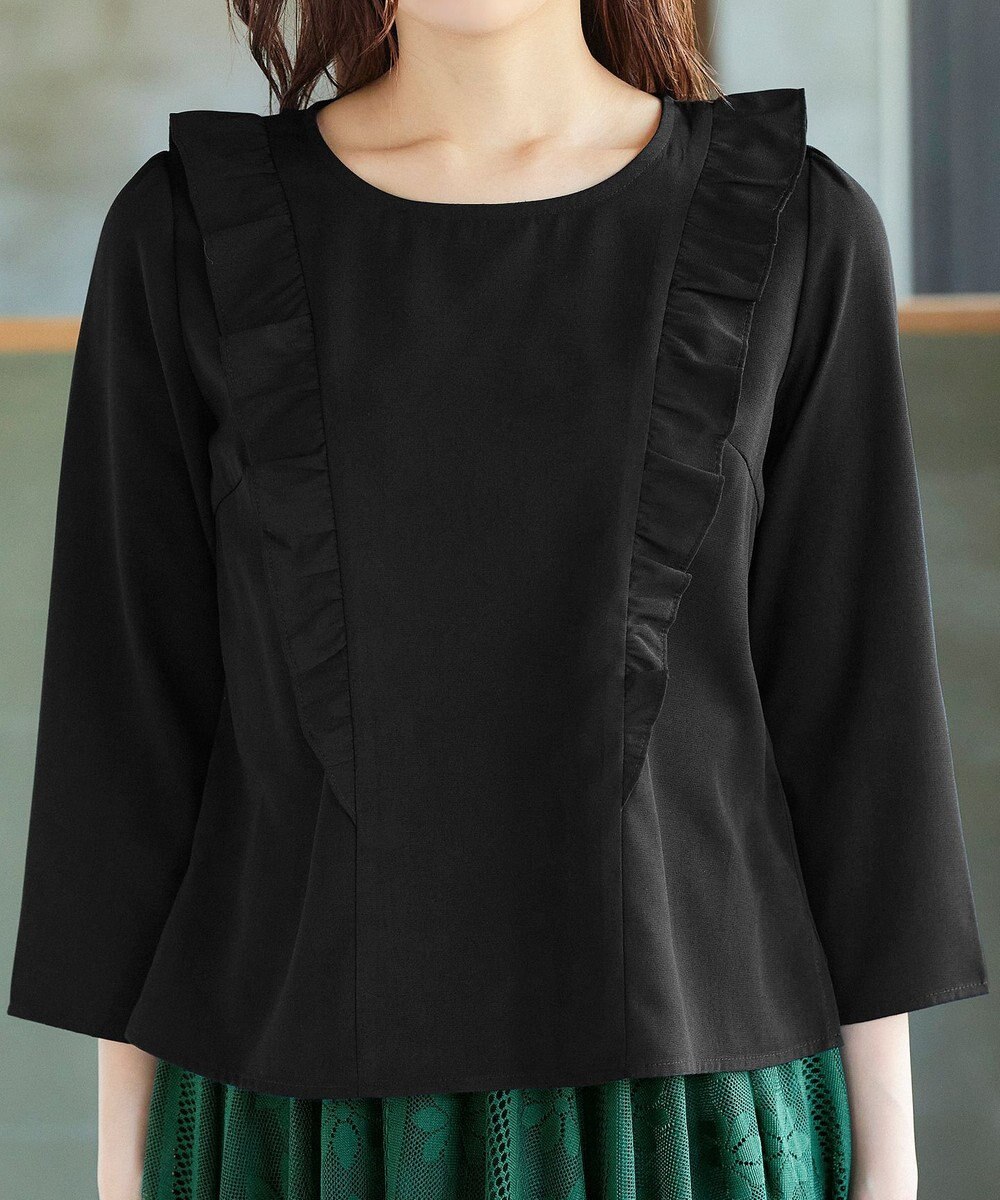 Tiaclasse 【洗える】フリルブラウス 