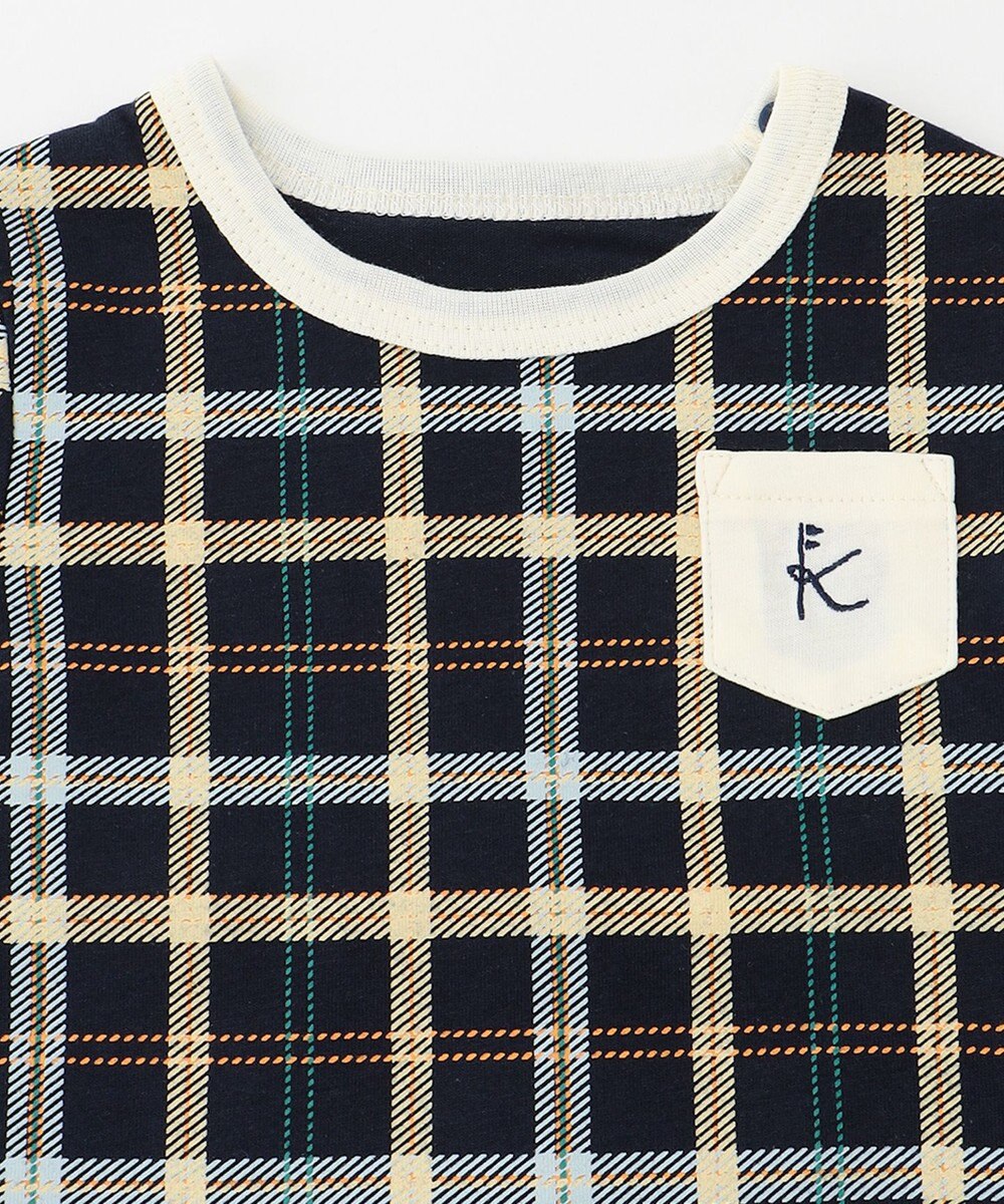 組曲 KIDS 【80-90cm】Check セットアップ 