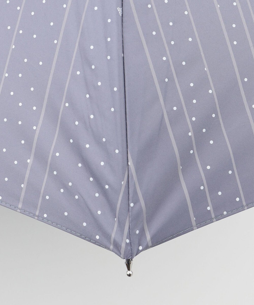 MOONBAT 【ランバン オン ブルー（LANVIN en Bleu）】晴雨兼用日傘　ドットストライプ 