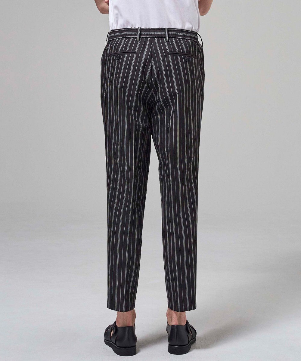 JOSEPH HOMME 【新素材】ドットエアーリバーシブル ドロスト付タック入りテーパードパンツ / PEGG TUCK 