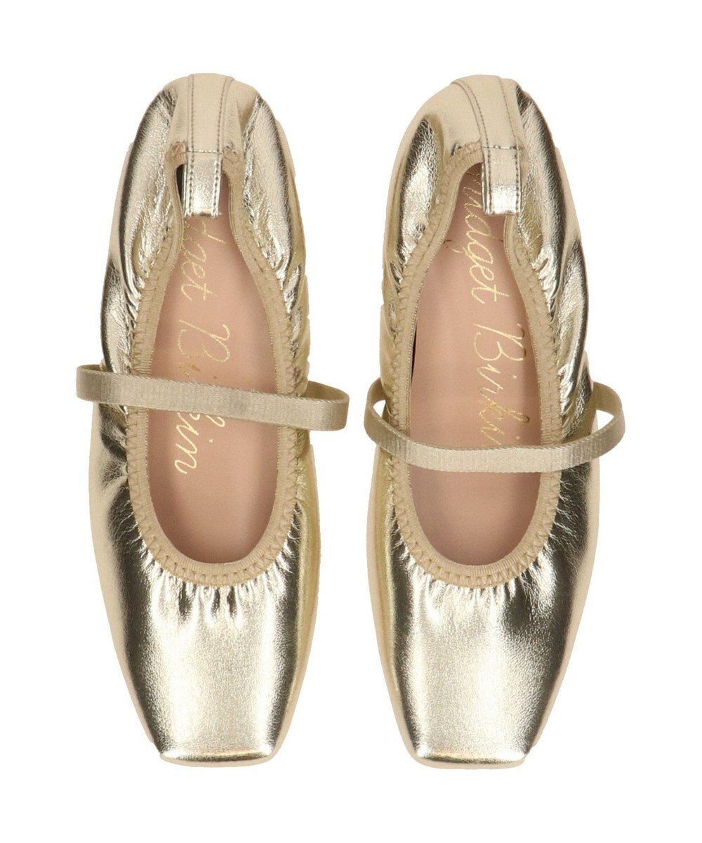 Bridget Birkin 【Bridget Birkin】エラスティックバンドスクエアバレエシューズ 