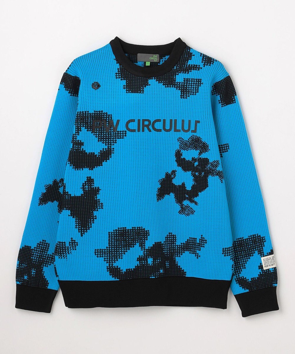 PW CIRCULUS 【MEN】Spark dot camouflage 軽量ニット ゴルフ 