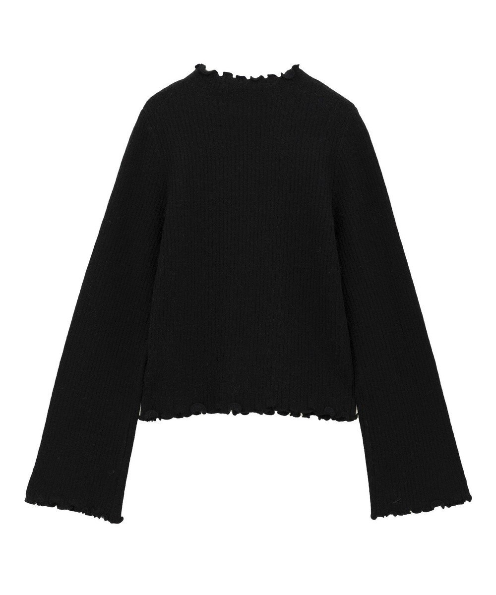 Green Parks ・ｓｗｉｎｇ　ｂｙ　ウラシャギーフレアスリーブニット 