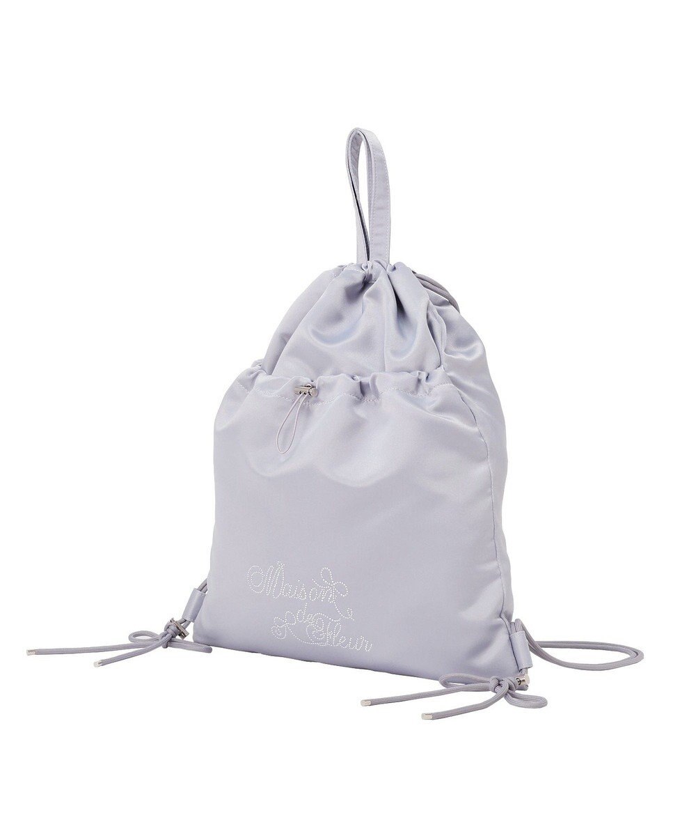 Maison de FLEUR キャザーリボンナップサック 