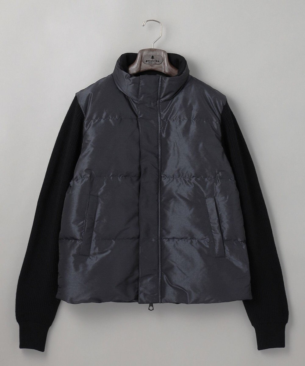 GOTAIRIKU 【ダウン80％使用】ニットスリーブ ダウンブルゾン 