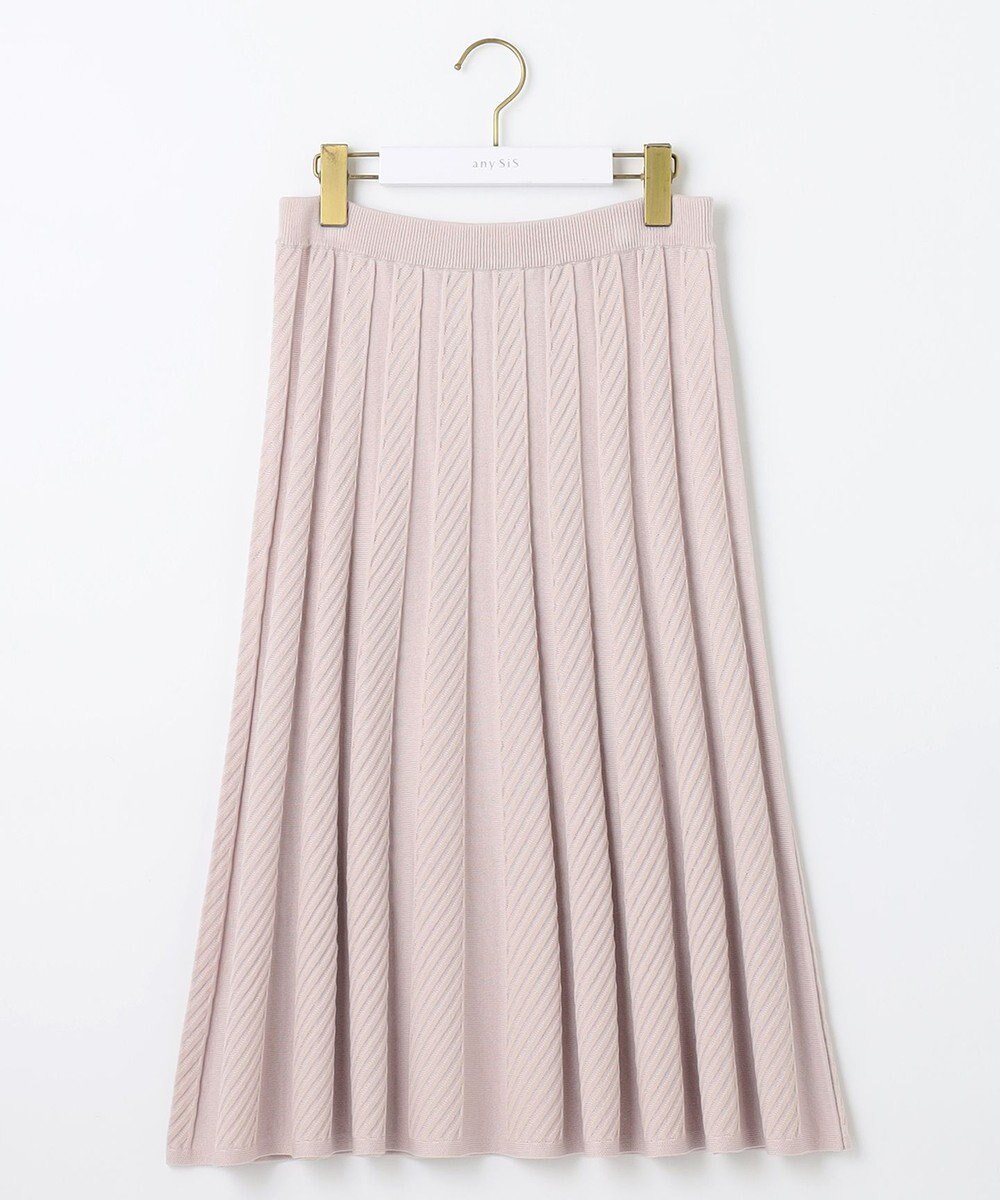 ANY SIS 【2SET】ニットスカート セットアップ 