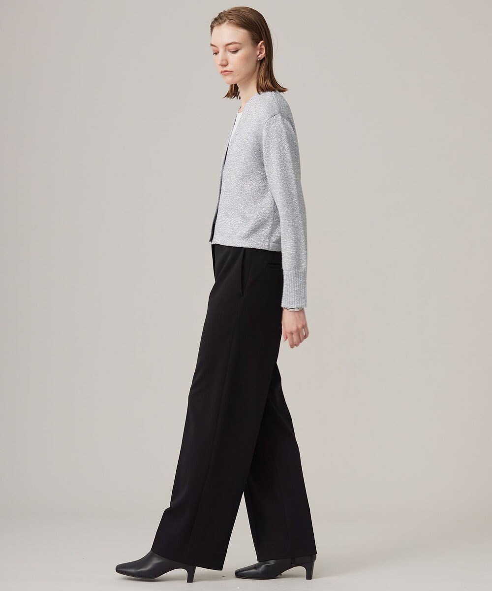 ICB 【洗える】リッチシャインニット カーディガン 