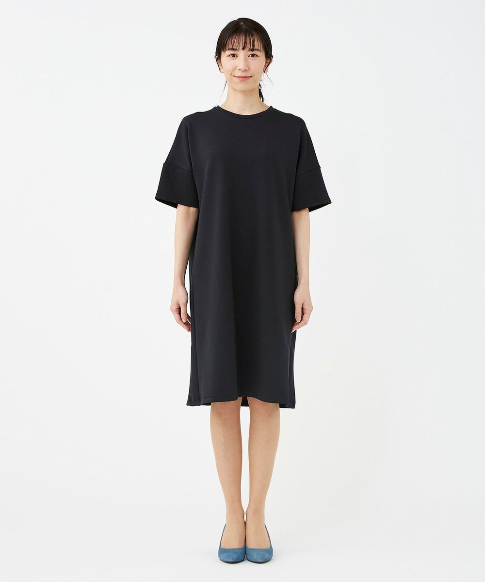 KASHIYAMA 【抗菌繊維】スタイリッシュジャージー オーバーサイズドレス 