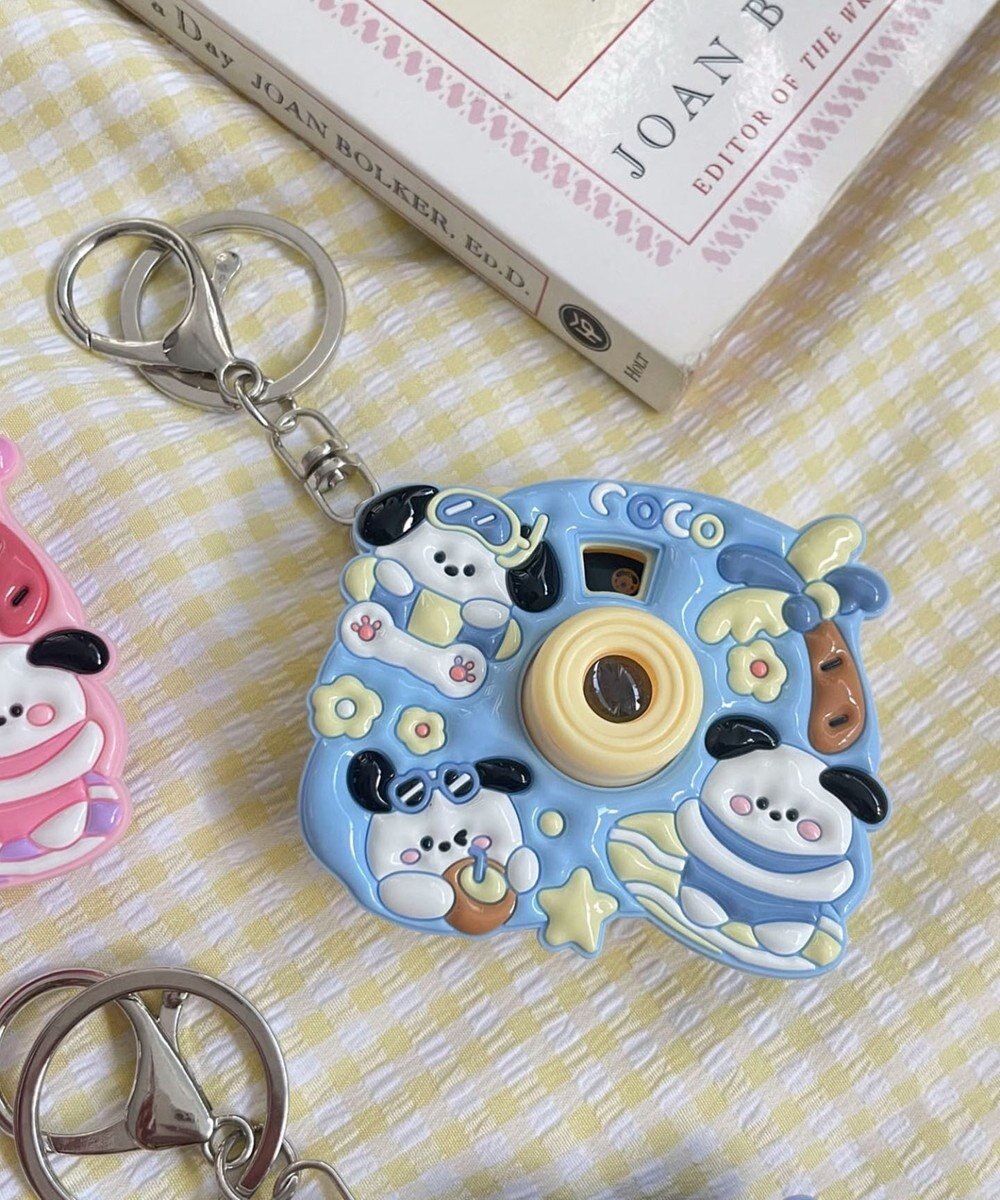 WEGO ぷっくりアニマルトイカメラキーホルダー 