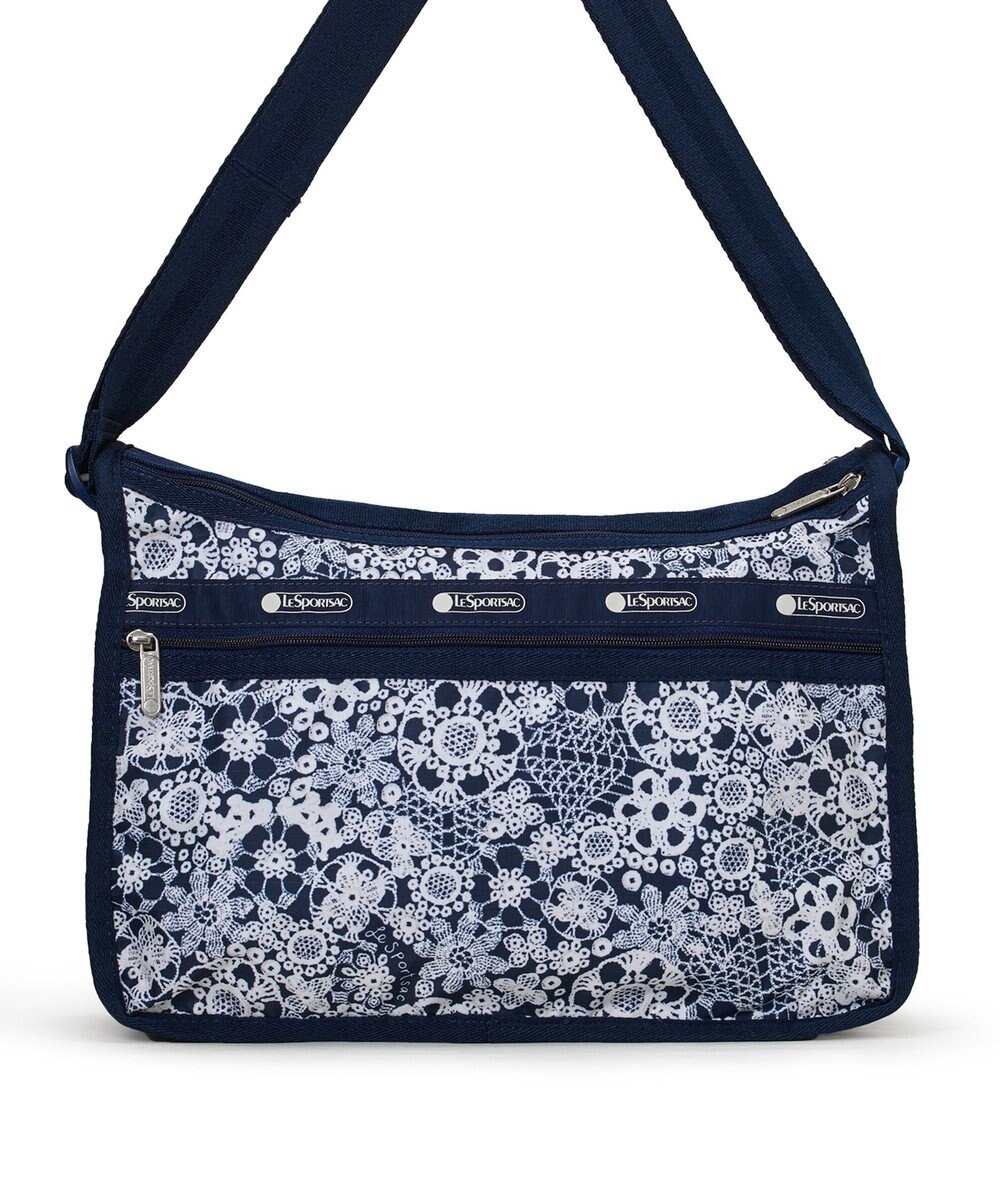 LeSportsac DELUXE EVERYDAY BAG/フローラルレースネイビー 