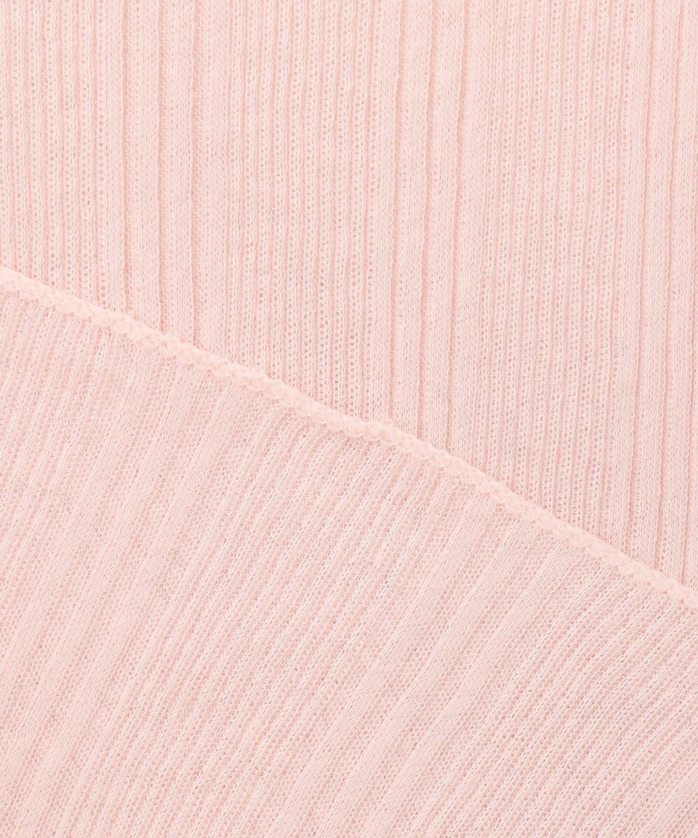 uncrave 【手洗い可】シアー ランダムリブ Uネック カットソー（uncrave STANDARD） 