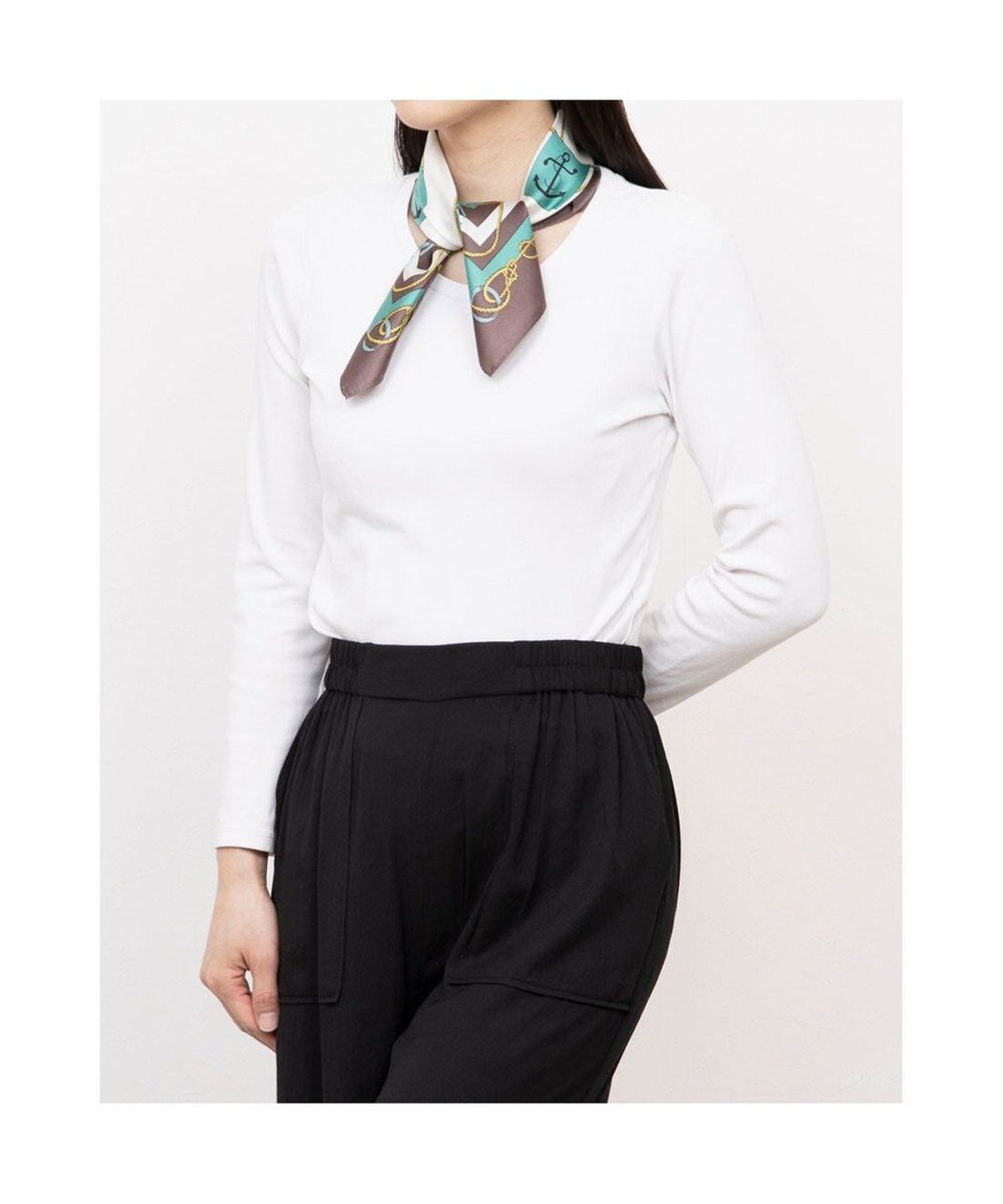 UNBILLION カカトゥ kakatoo / マリンガーランド柄シルクスカーフ 