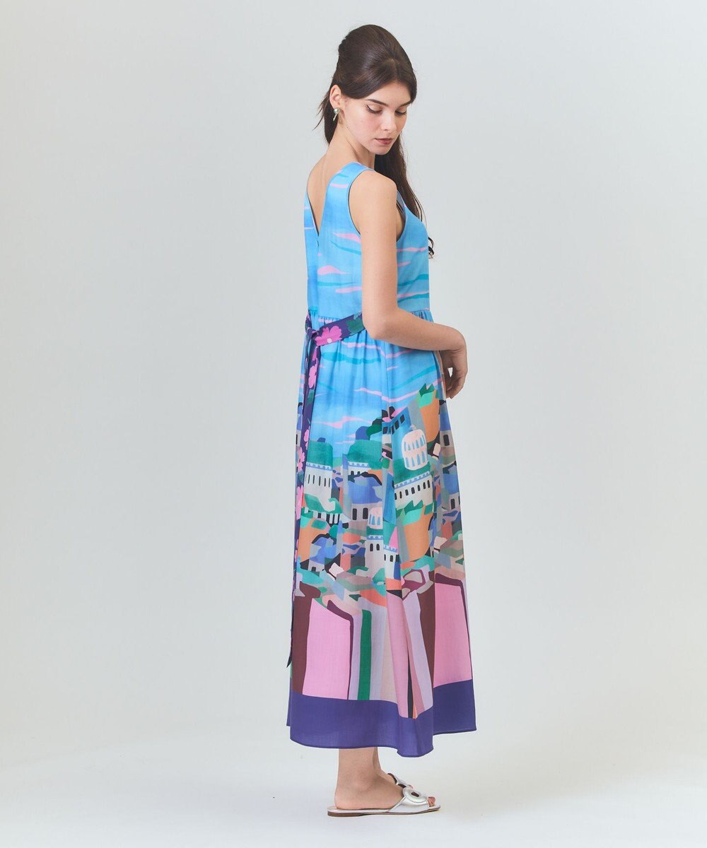 GRACE CONTINENTAL リゾートプリントマキシ 