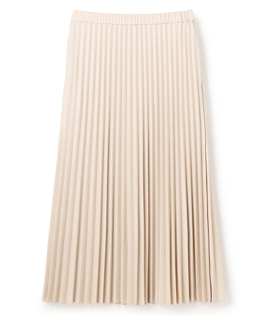 UNFILO 【野呂佳代さん着用】フェイクレザー プリーツスカート 