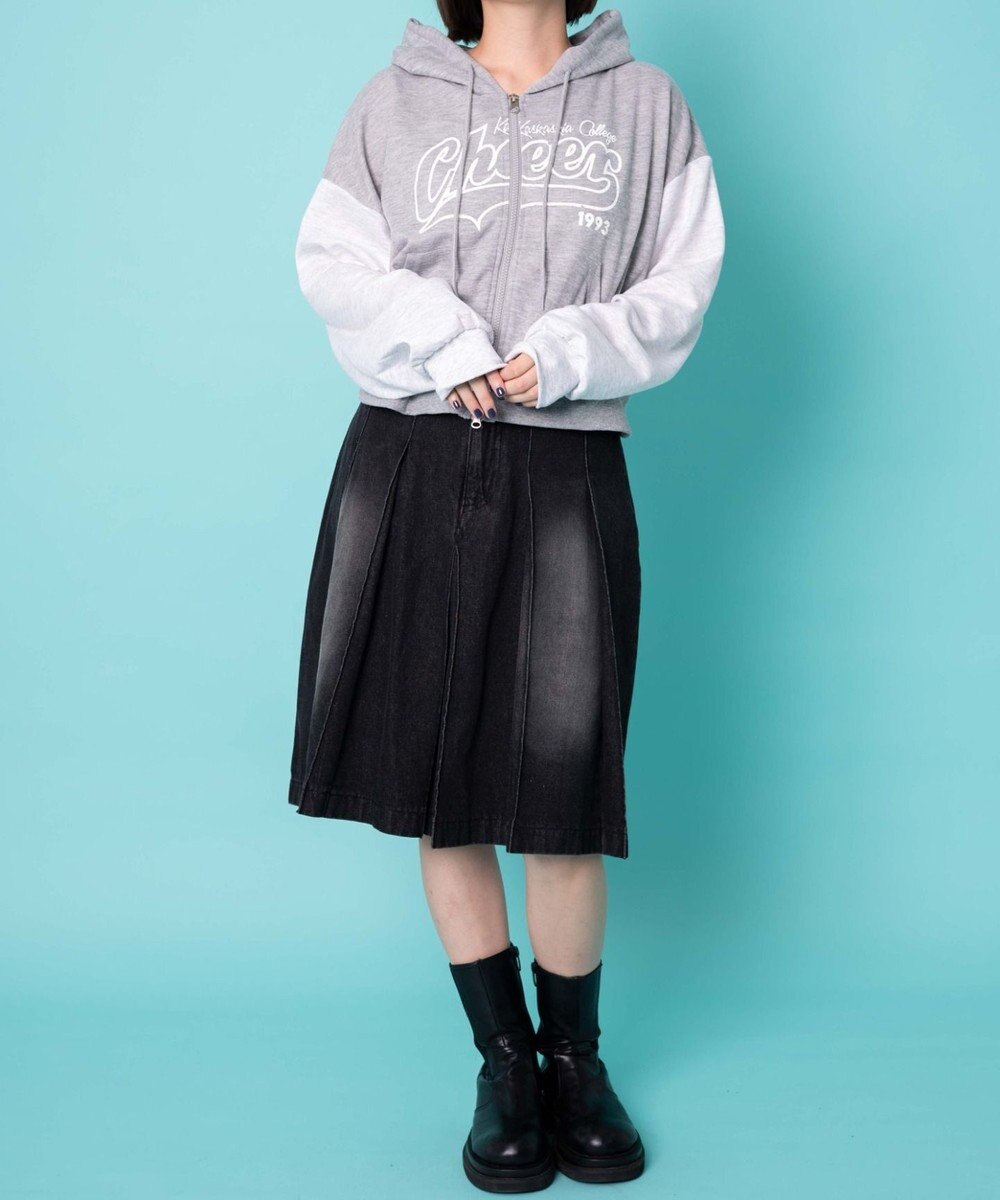 WEGO チアロゴWジップパーカー 