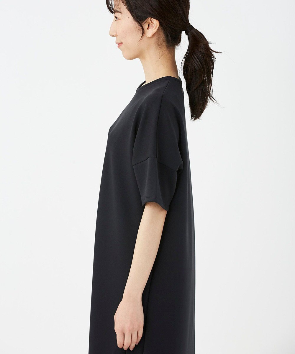 KASHIYAMA 【抗菌繊維】スタイリッシュジャージー オーバーサイズドレス 