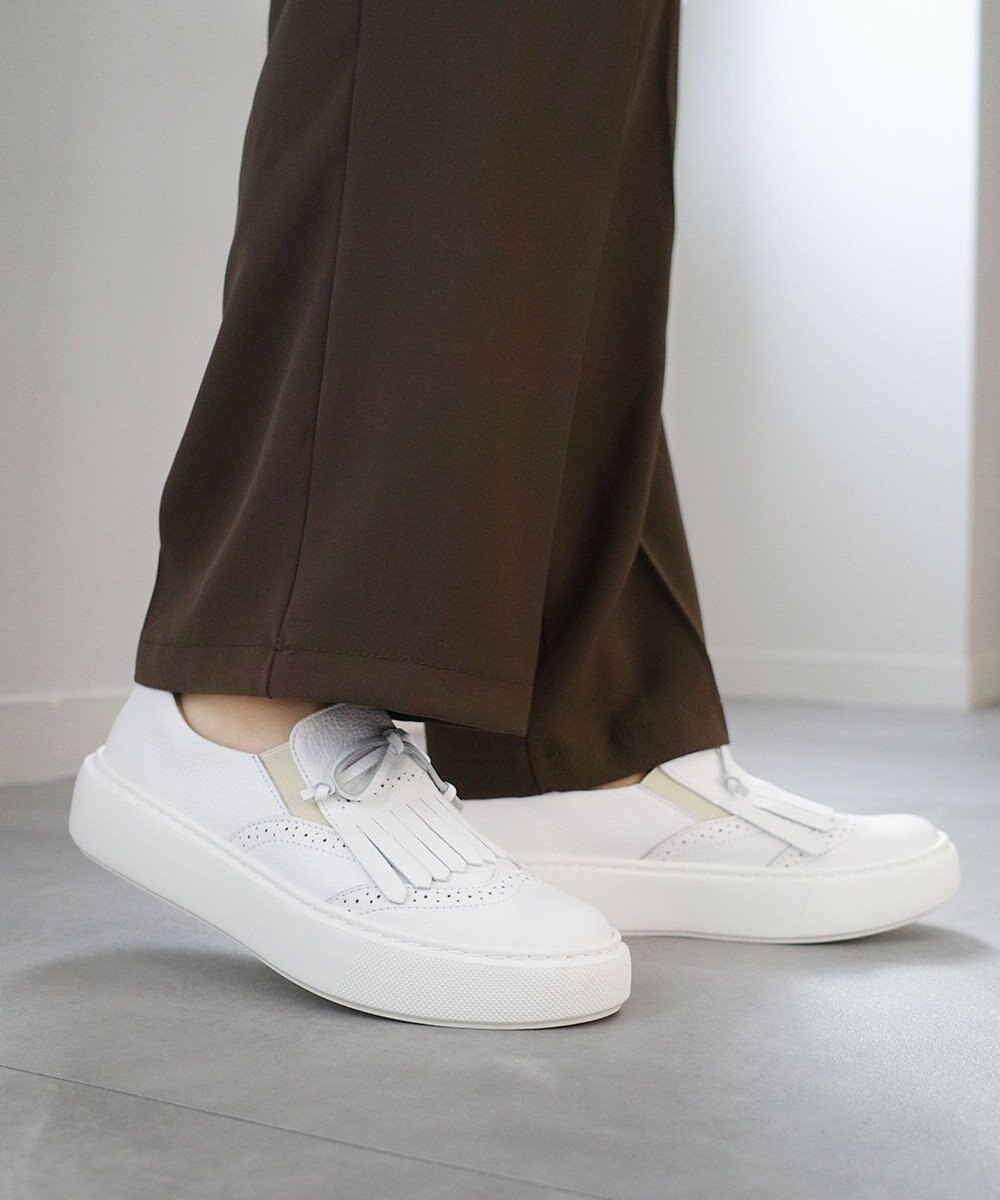 Pointer 日本製 本革タッセルスニーカー 