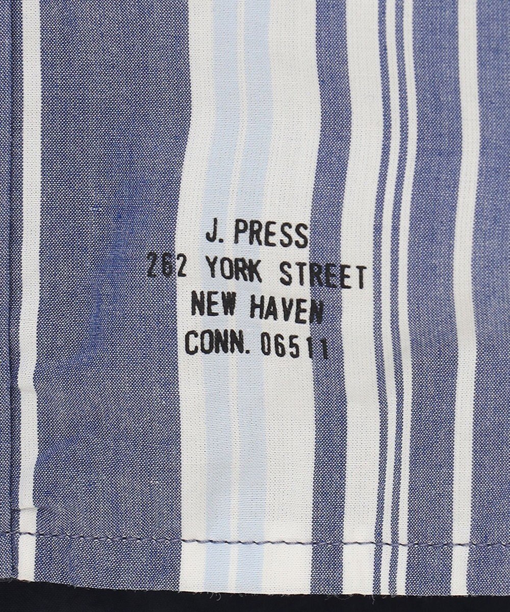 J.PRESS MEN バンドカラーリバーシブル シャツブルゾン 