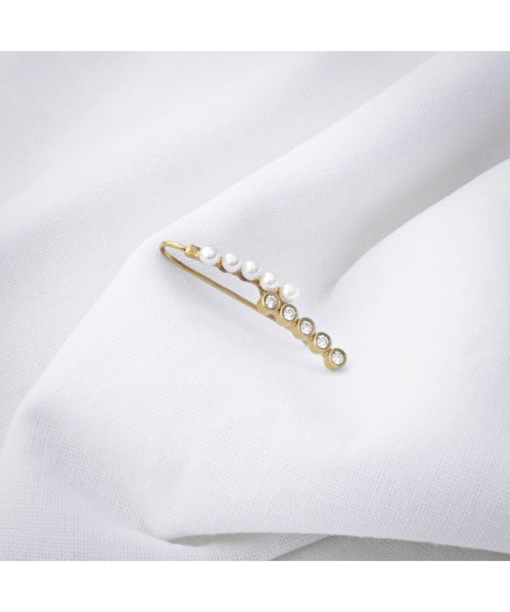 blancotokyo 【金属アレルギー対応】ビジューパールイヤークライマー METEORO 