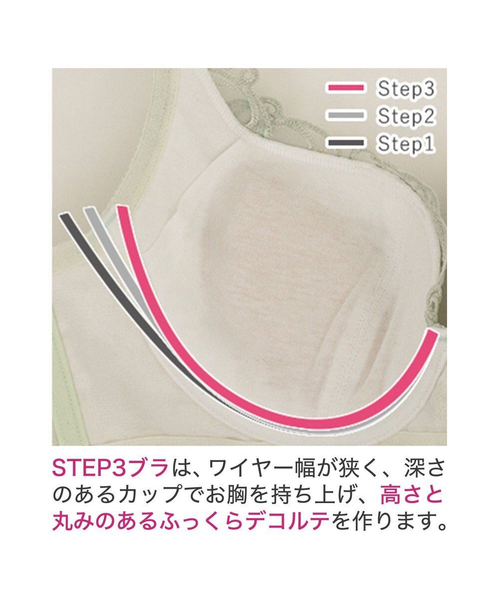 BRADELIS New York 【BRADELIS New York / 育乳STEP3 持ち上げる】ヴィオラステップ3ブラ24A1 補正 