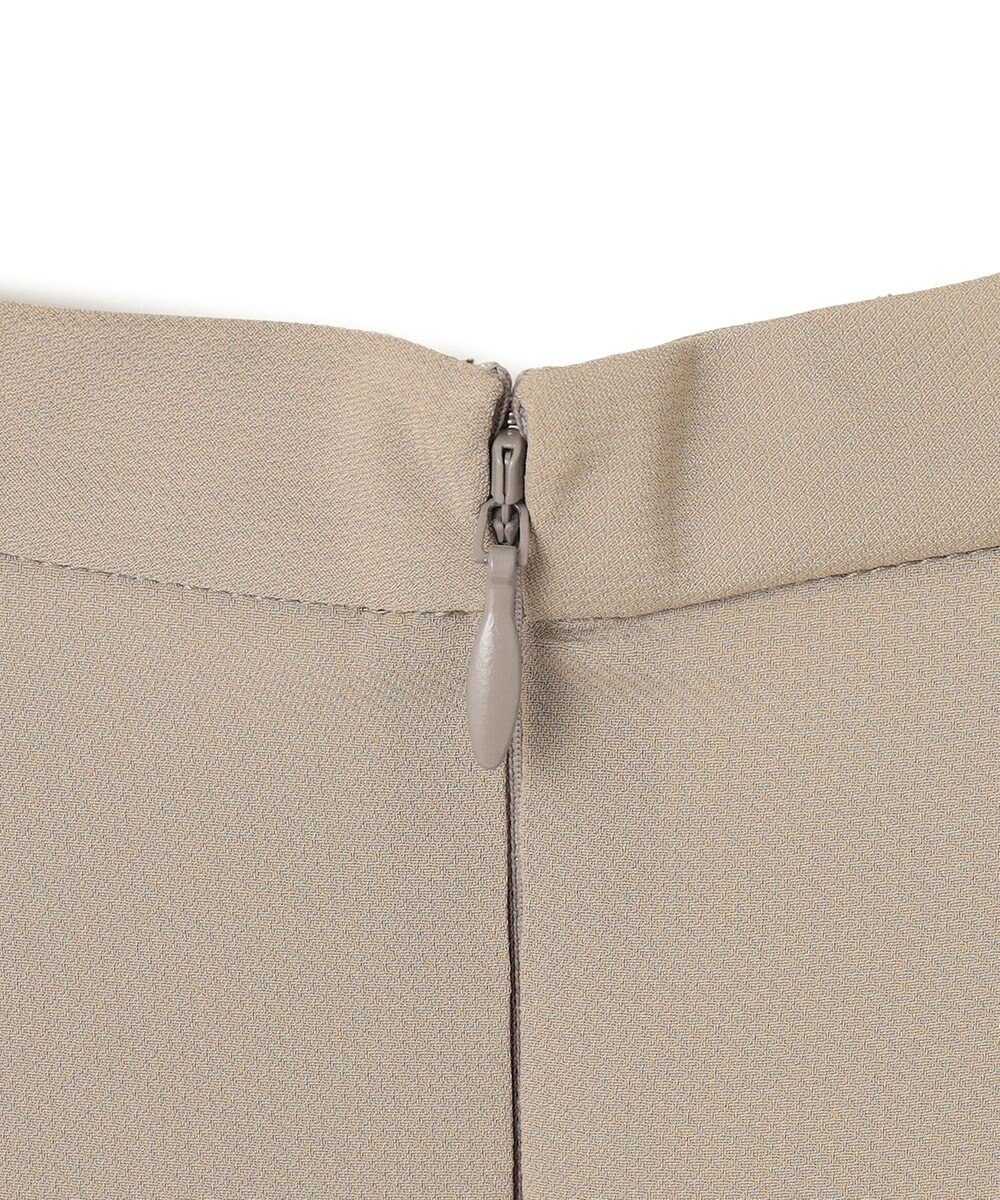 ICB 【接触冷感・UVケア・速乾・洗える】BackSatinAmunzen 5分袖ハイネックブラウス 