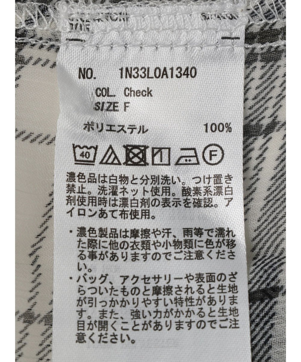 earth music&ecology シアーチェックシャツ 