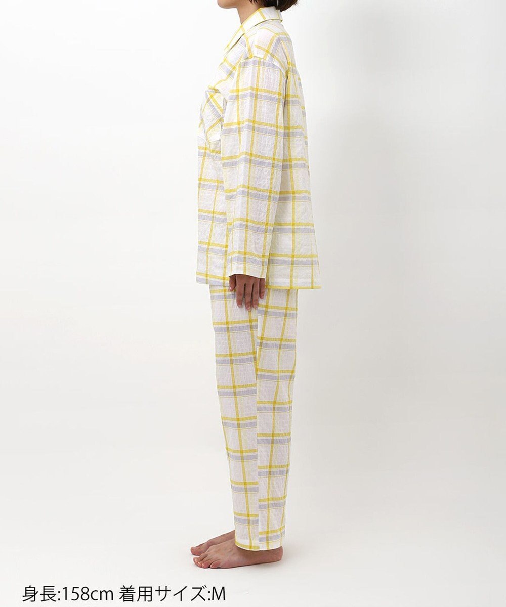 ワコール／睡眠科学 パジャマ 長袖 長ズボン 綿混ローン素材 レディース YDX343 睡眠科学／ワコール 