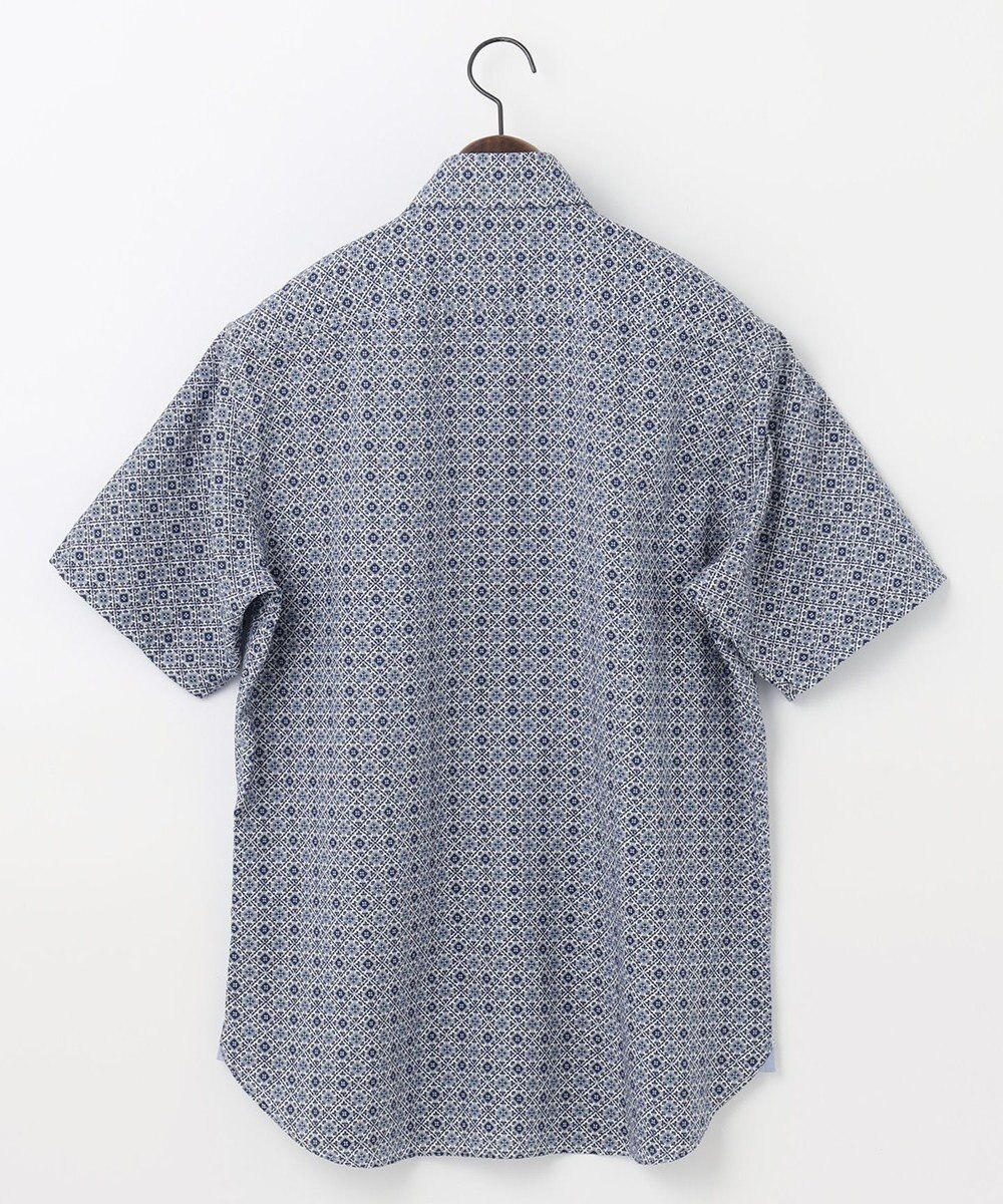 JOSEPH ABBOUD 【サスティナブル】リヨセルリネンプリント シャツ 