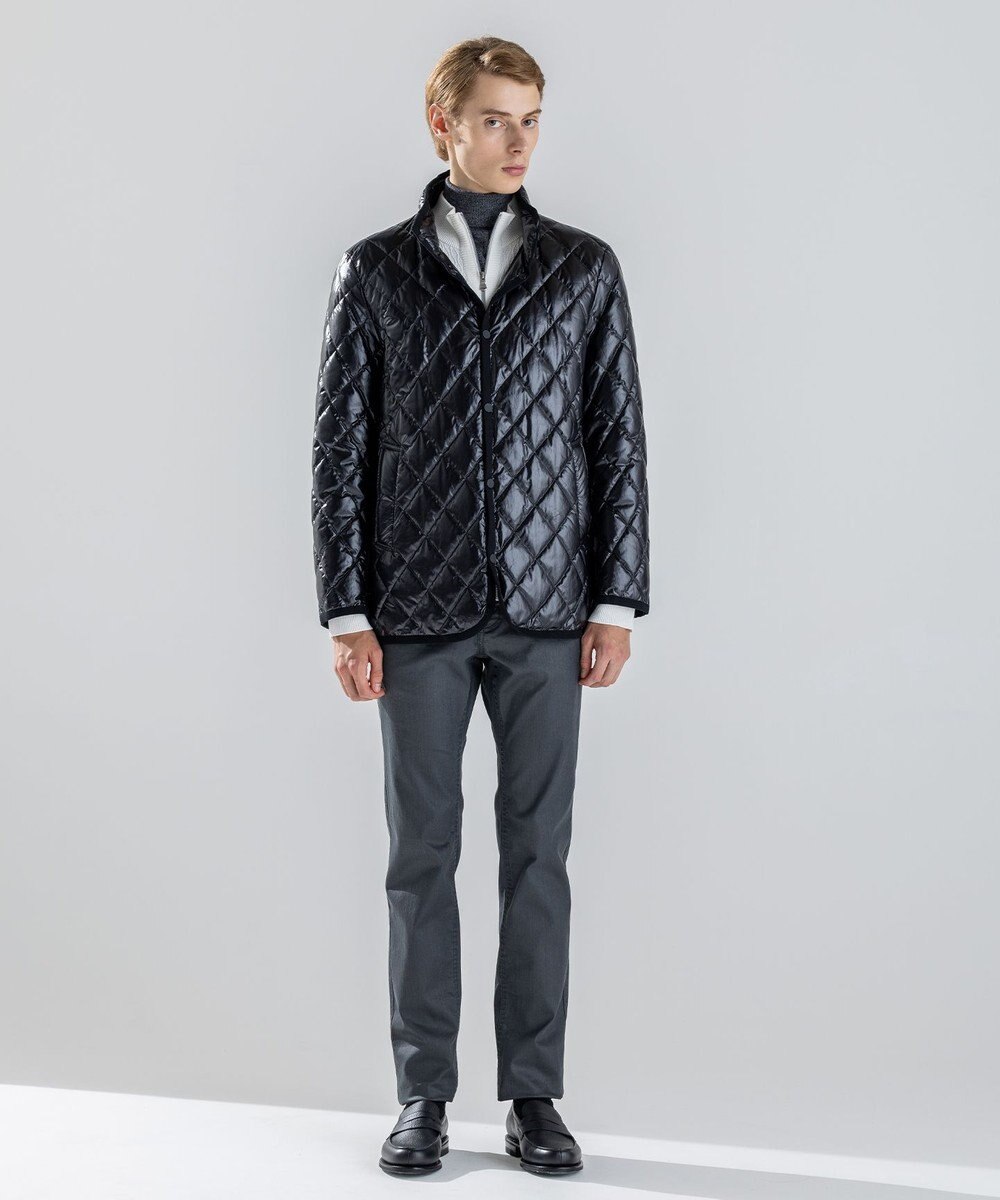 JOSEPH HOMME 新素材【4WAY】ライトラスターシャンブレー　ダウンコート 