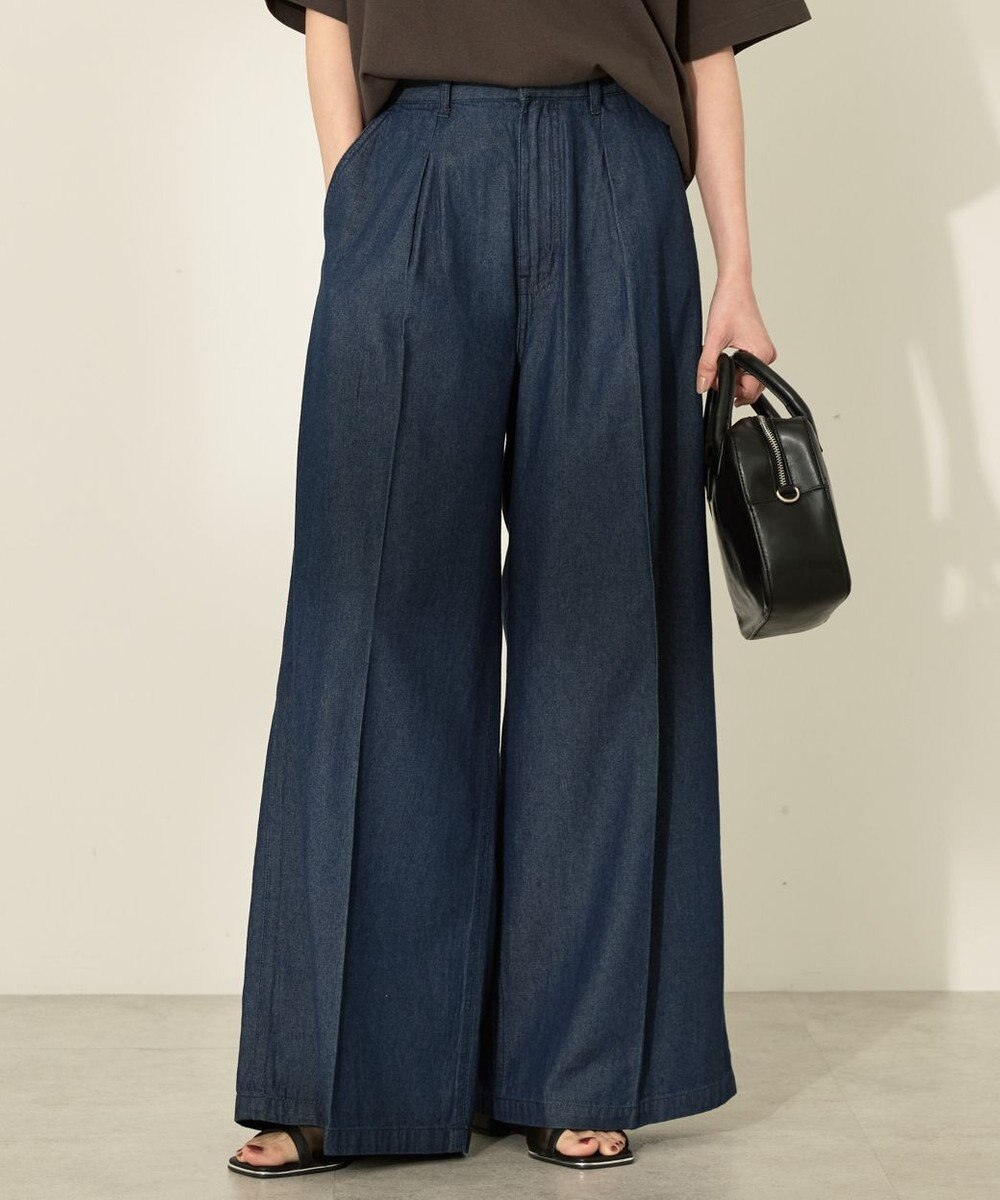 AMERICAN HOLIC ライトオンススーパーワイドデニム 