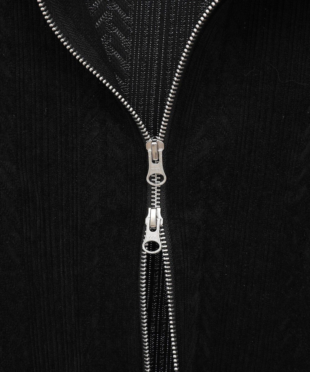 earth music&ecology ベロアケーブルＺｉｐカーディガン 