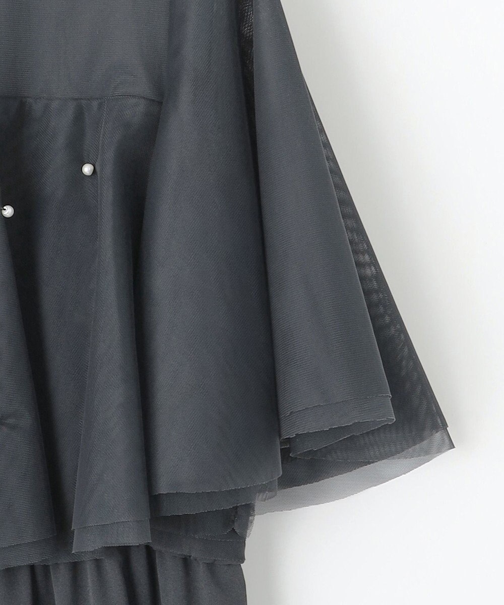 ANY SIS 【Lily Calin】ラッフルチュールフェイクパール ドレス 