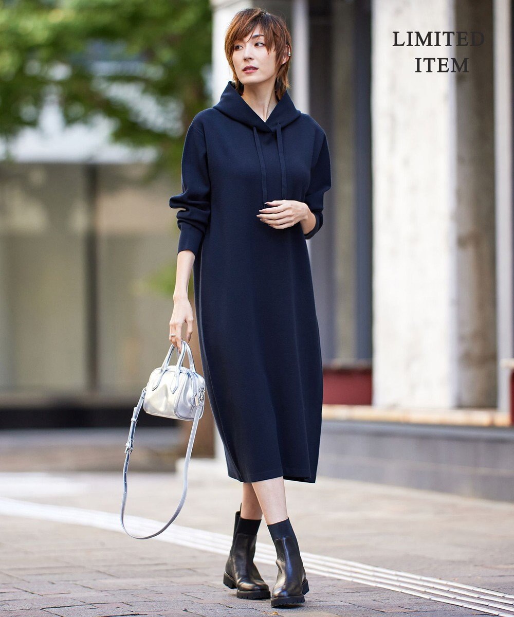 ICB 【WEB限定・洗える】 ヴィスコースポリエステルスムース ワンピース 