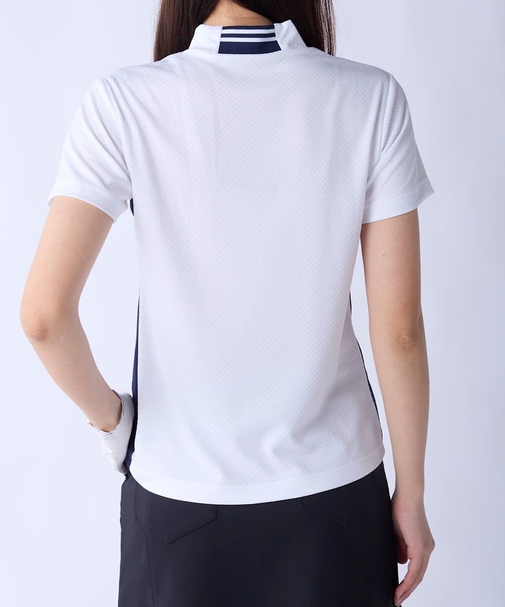 FILA GOLF／marie claire 【Marie claire sports】半袖モックネックシャツ 