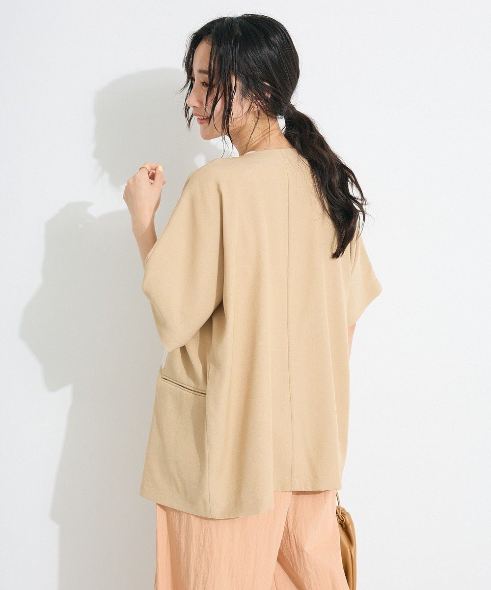 CRAFT STANDARD BOUTIQUE 刺繍カラーレスジャケット 