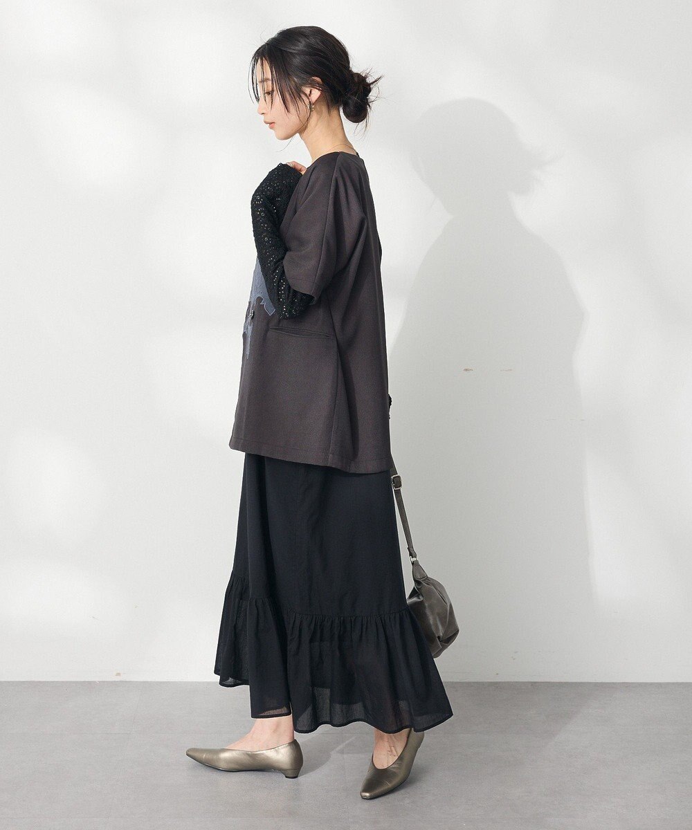 CRAFT STANDARD BOUTIQUE 刺繍カラーレスジャケット 