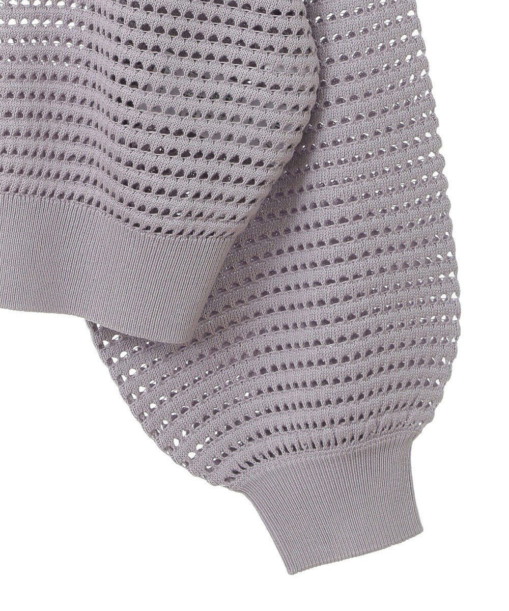 AMERICAN HOLIC ジップアップメッシュニットカーディガン 