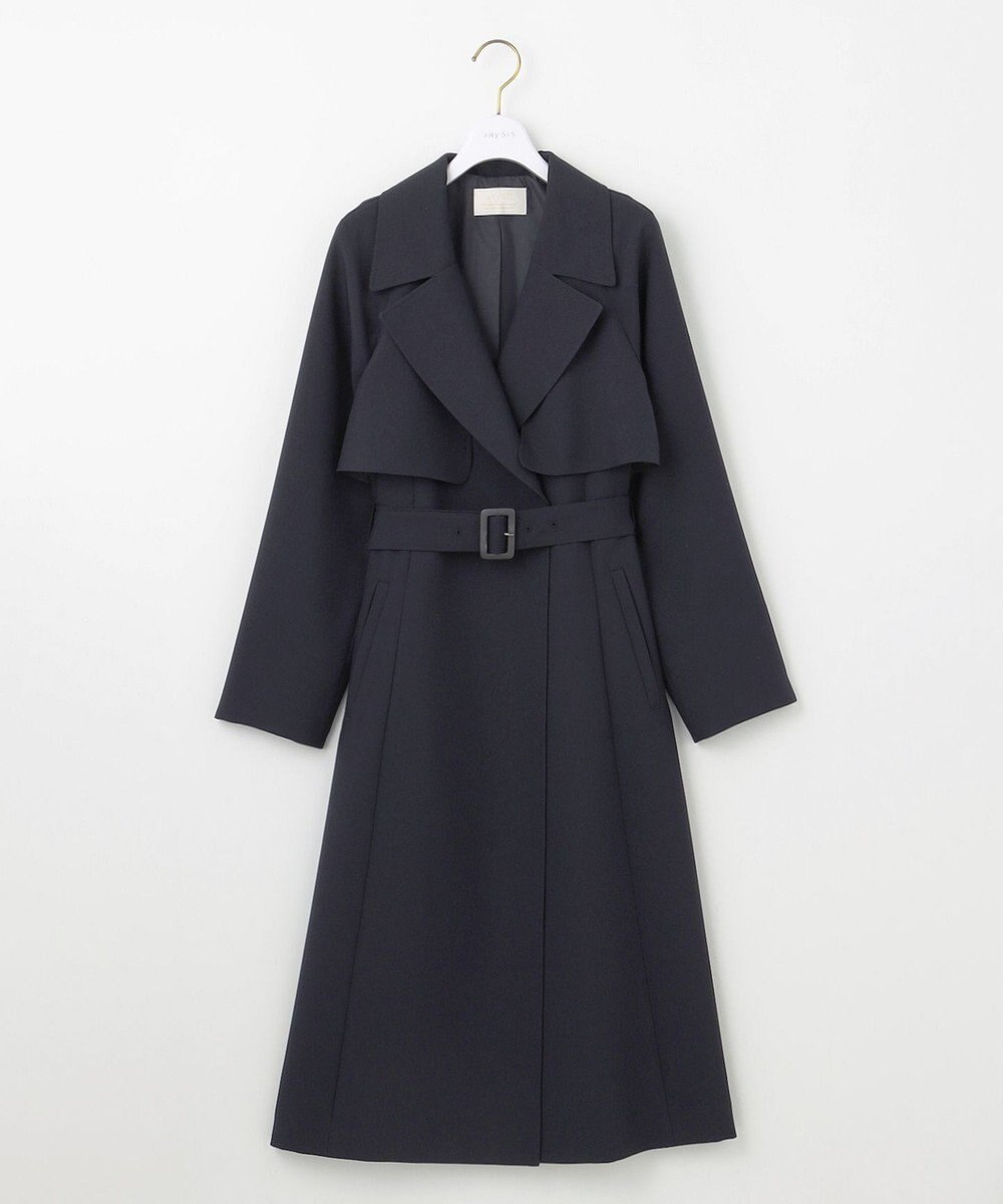 ANY SIS S 【洗える】Nobleライトトレンチ コート 
