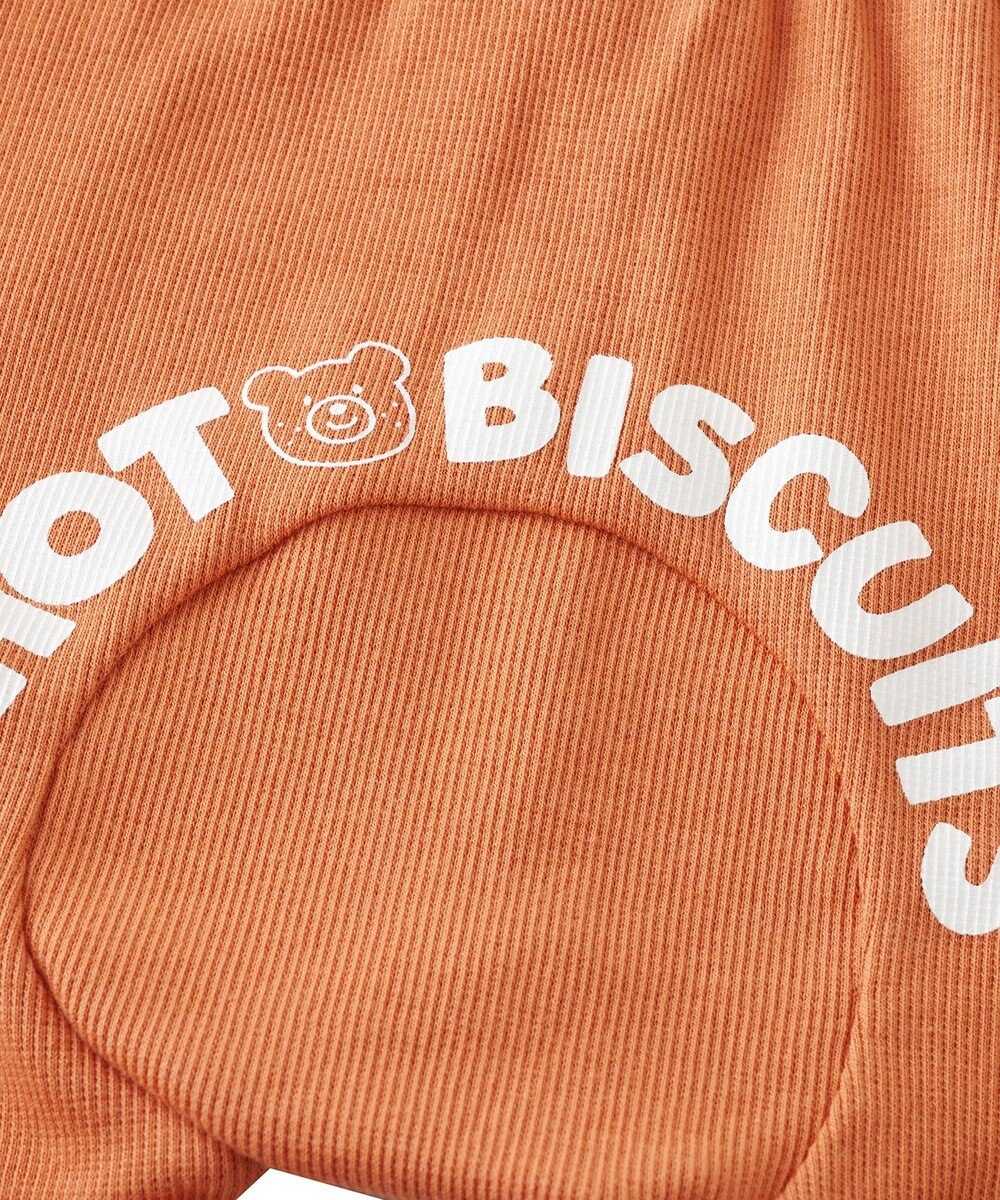 MIKI HOUSE HOT BISCUITS 【70-100cm】ロゴシリーズ 6分丈ハーフパンツ 