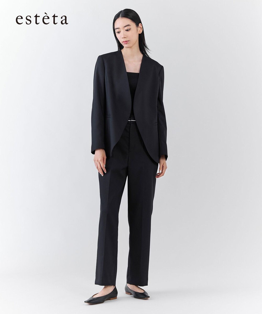 23区 L 【エステータ】ライトダブルクロス パンツ 