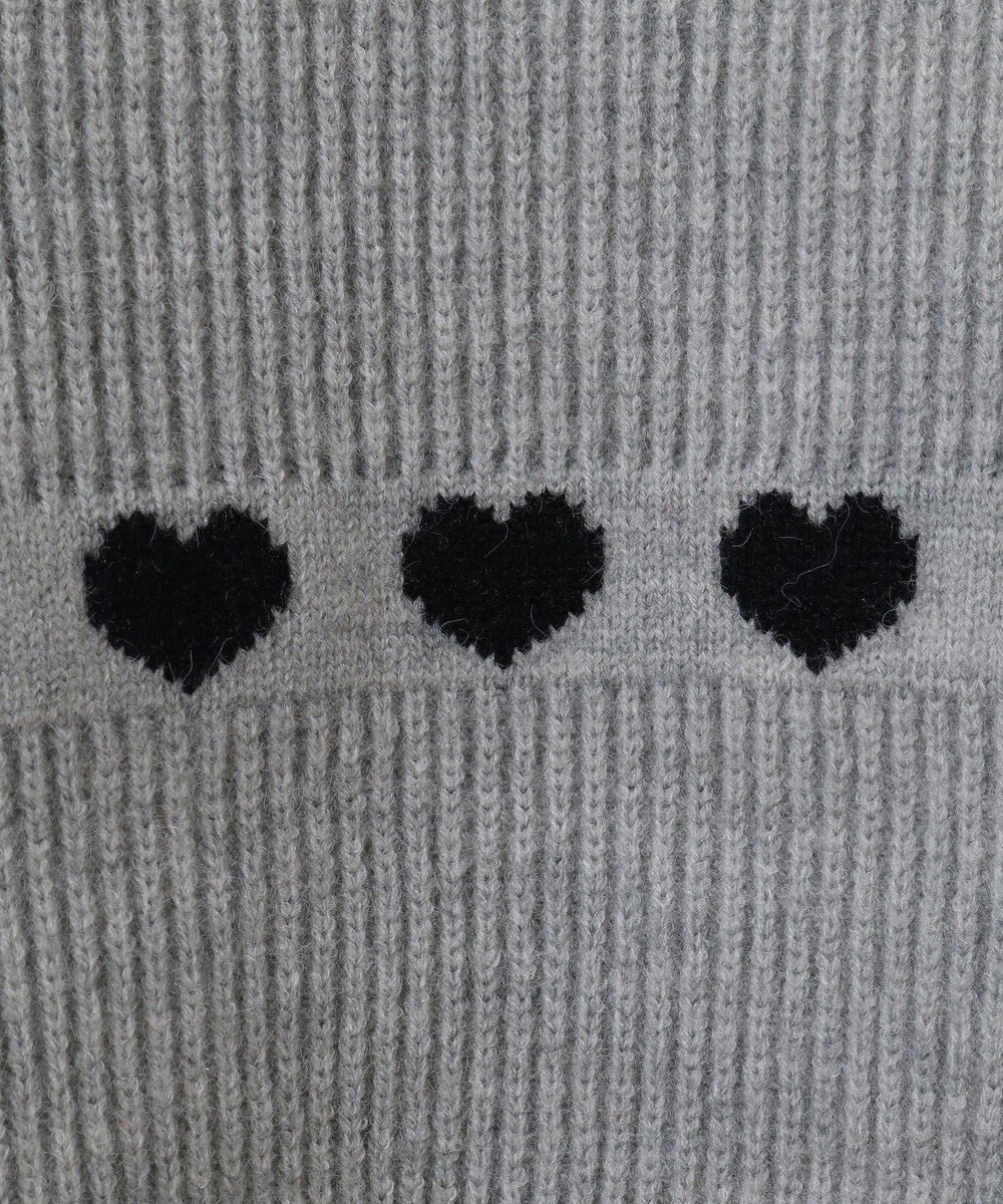 Green Parks ・ｓｗｉｎｇ　ｂｙ　ハートクルーネックニット 